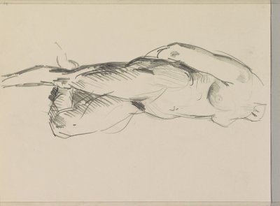 Standing Female Nude by Isaac Israels