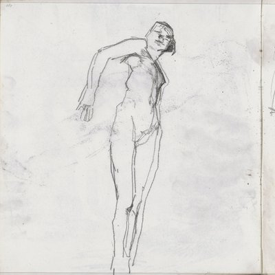 Standing Female Nude by Isaac Israels