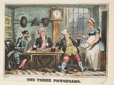 The Three Physicians by Isaac Robert Cruikshank
