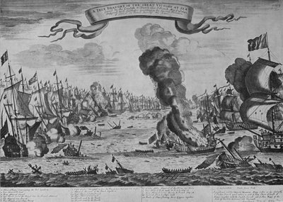 The Battle of Barfleur by Isaac Sailmaker
