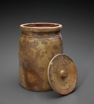 Crock, c. 1873-1882 by Isaac Suttles Pottery