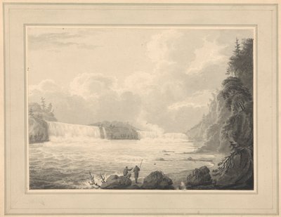 View of the Falls of Niagara by Isaac Weld