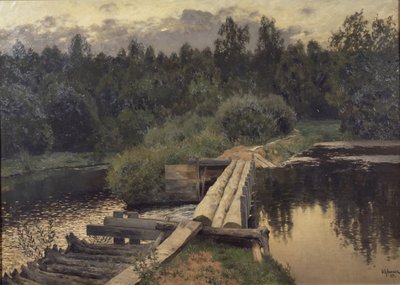 At the Shallow by Isaak Ilyich Levitan
