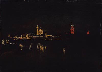 Illumination of the Moscow Kremlin by Isaak Ilyich Levitan