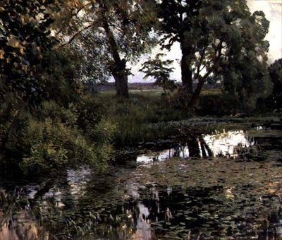 The Overgrown Pond by Isaak Ilyich Levitan