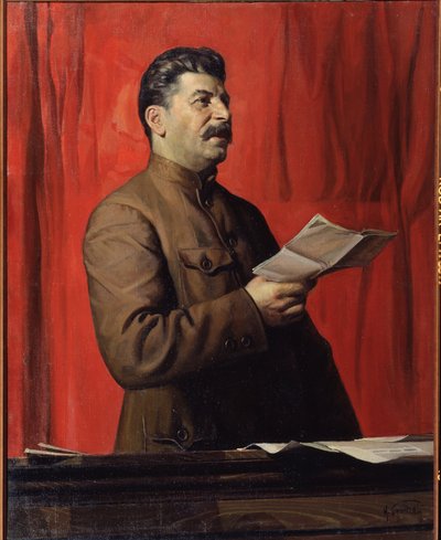 Portrait of Stalin by Isaak Israilevich Brodsky