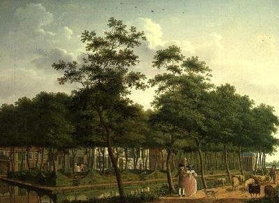 Elegant Promenade by Isaac Ouwater