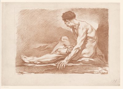 Study of a Seated Man by Isak Henningsen