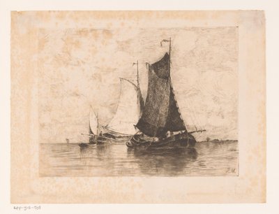 Ships on the Scheldt by Isidore Meyers