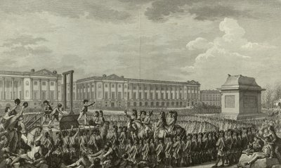 Execution of Louis XVI by Isidore Stanislas Helman