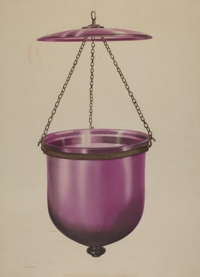 Hanging Lamp by Isidore Steinberg