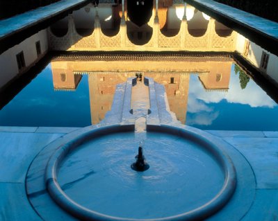 Court of the Myrtles, Comares Palace, Alhambra by Islamic School