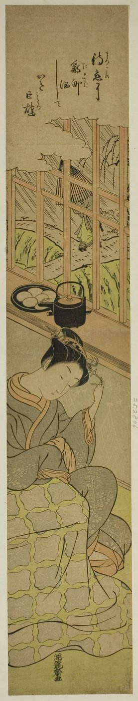 Waiting for Her Lover by Isoda Koryusai