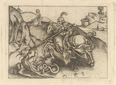 St. George by Israhel van Meckenem