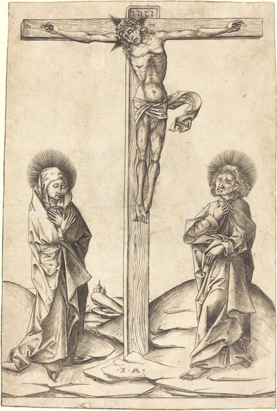 The Crucifixion by Israhel van Meckenem