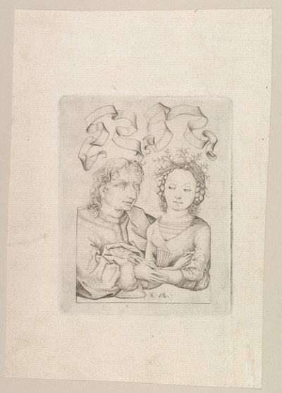 The Ill-Matched Couple by Israhel van Meckenem