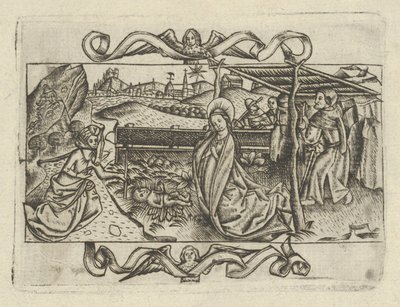 The Nativity by Israhel van Meckenem