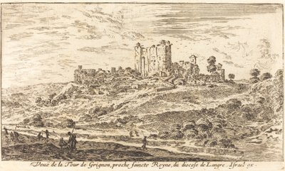 View of the Tower of Grignon by Israël Silvestre