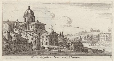 View of Saint John of the Florentines by Israël Silvestre