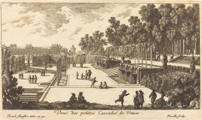View of the Small Cascades of Vaux by Israël Silvestre