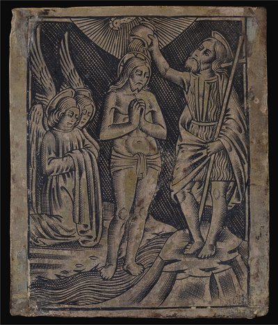 Baptism of Christ by Italian 16th Century