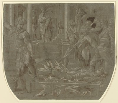 The Martyrdom of Saint Lawrence by Italian 16th Century