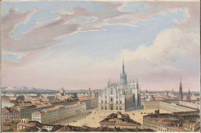 Milan Cathedral by Italian 19th Century