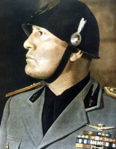 Portrait of Mussolini by Italian Photographer
