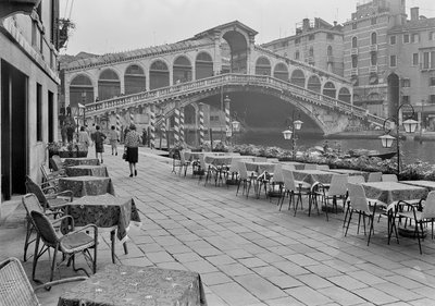 Rialto Bridge, Venice, c.1955 by Italian Photographer