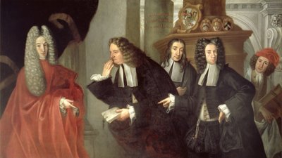 A Judge and Three Advocates, Venetian School by Italian School