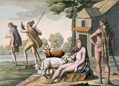 Ancient Gauls, c.1800-18 by Italian School