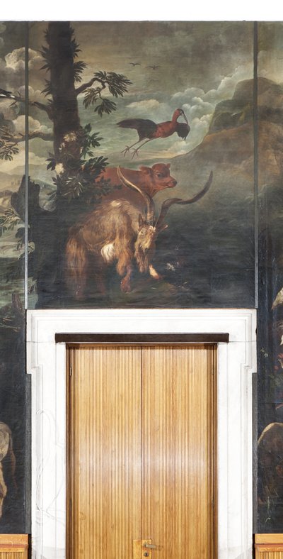 Animals, Myth of Orpheus (detail) by Italian School