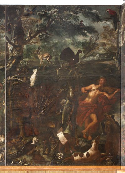 Animals, Myth of Orpheus (detail) by Italian School