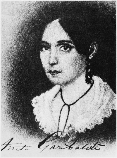 Anita Garibaldi (1820-49) by Italian School