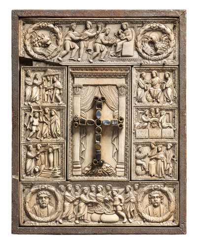 Cover of a Gospel Book, verso by Italian School