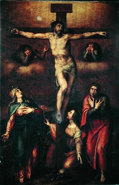 Crucifixion by Italian School