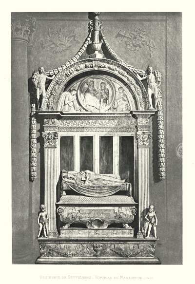 Desiderio da Settignano, Tomb of Marsuppini by Italian School