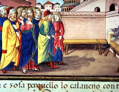 Christ Enters Cafarnao by Italian School