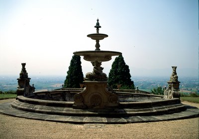 Fountain, Villa Celle by Italian School