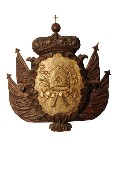 Large Baroque armorial carving, c.1700 by Italian School