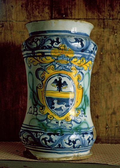 Maiolica Apothecary Jar by Italian School