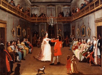 Opening the Ball by Italian School