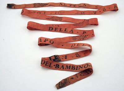 Orange Pilgrim Ribbon by Italian School
