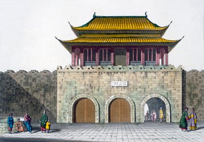 Pagoda Towers of Nanking, c.1820s-30s by Italian School