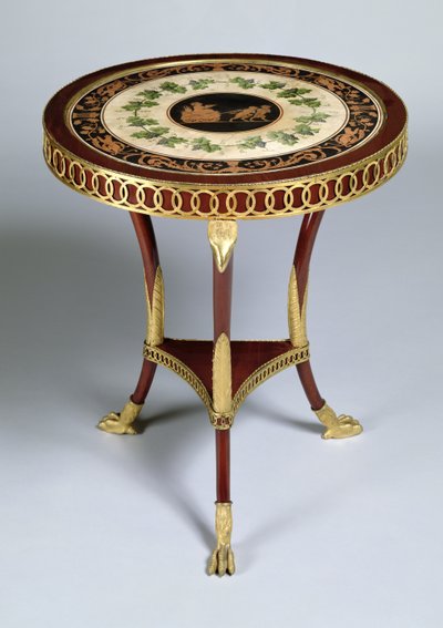 Pedestal Table, 1804-14 by Italian School