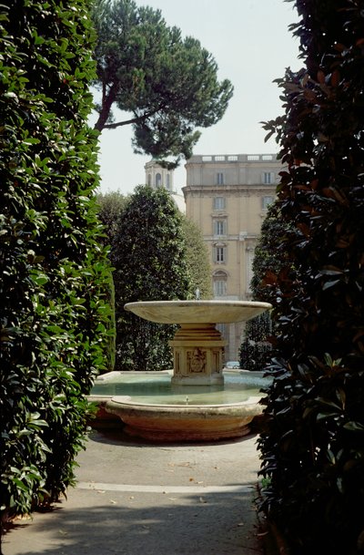 Piazza Santa Marta Fountain by Italian School