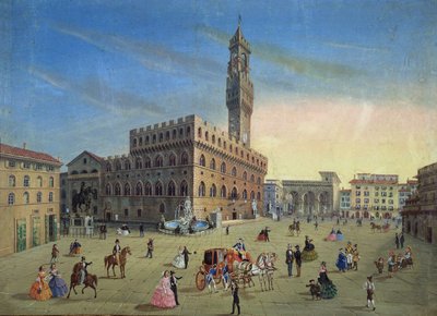 Piazza Signoria, Florence by Italian School