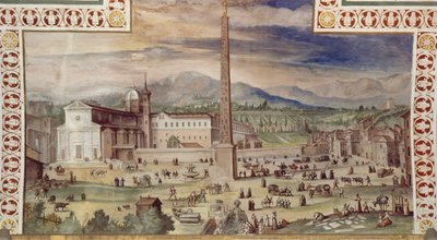 Piazza del Popolo, Rome by Italian School