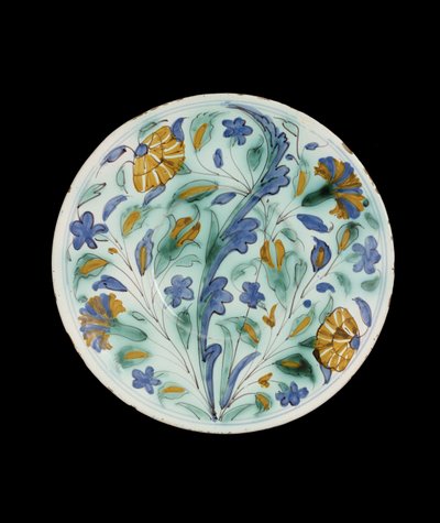 Plate Imitating Turkish (Iznik) Pottery by Italian School