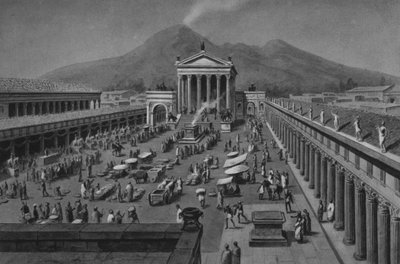 Pompei: Foro Civile by Italian School